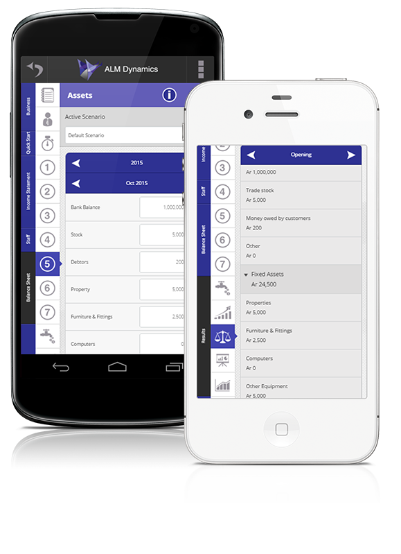 App on Mobile screen